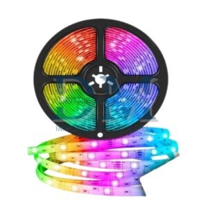 Cinta led rgb 5 mts con silicona