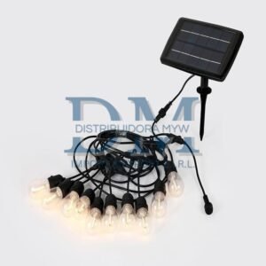 Guirnaldas 10 mts solar con 20 focos