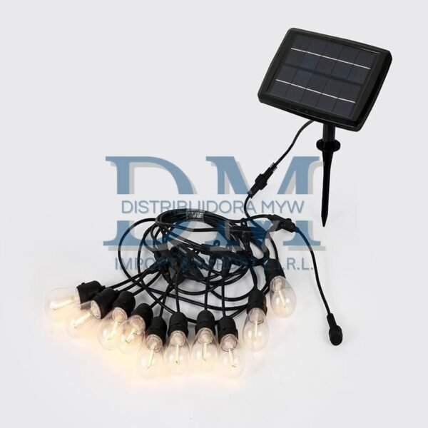 Guirnaldas 10 mts solar con 20 focos