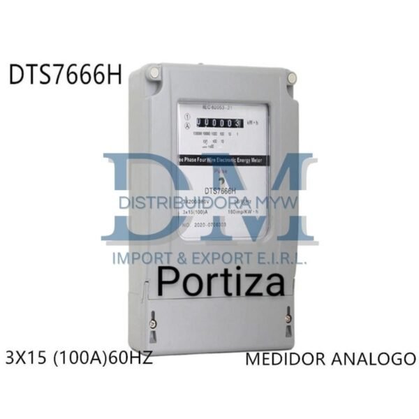Medidor trifasica analógico Portiza