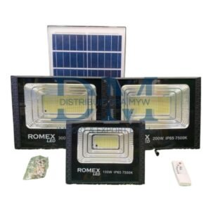 Reflector led con panel solar