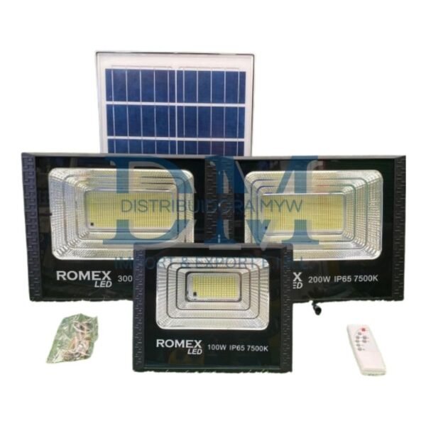 Reflector led con panel solar