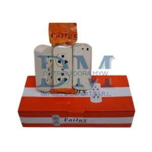 Toma doble con tierra visible 15 amp