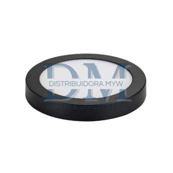 PANEL 18 WTTS LED ADOSABLE CIRCULAR NEGRO MATE