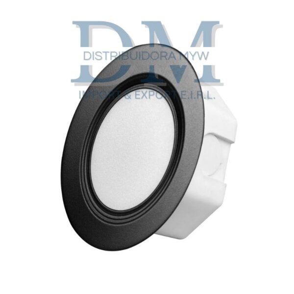 Spot Led Integrado 8W Negro 10.9 cm LUZ BLANCA 6500K WUAILEC